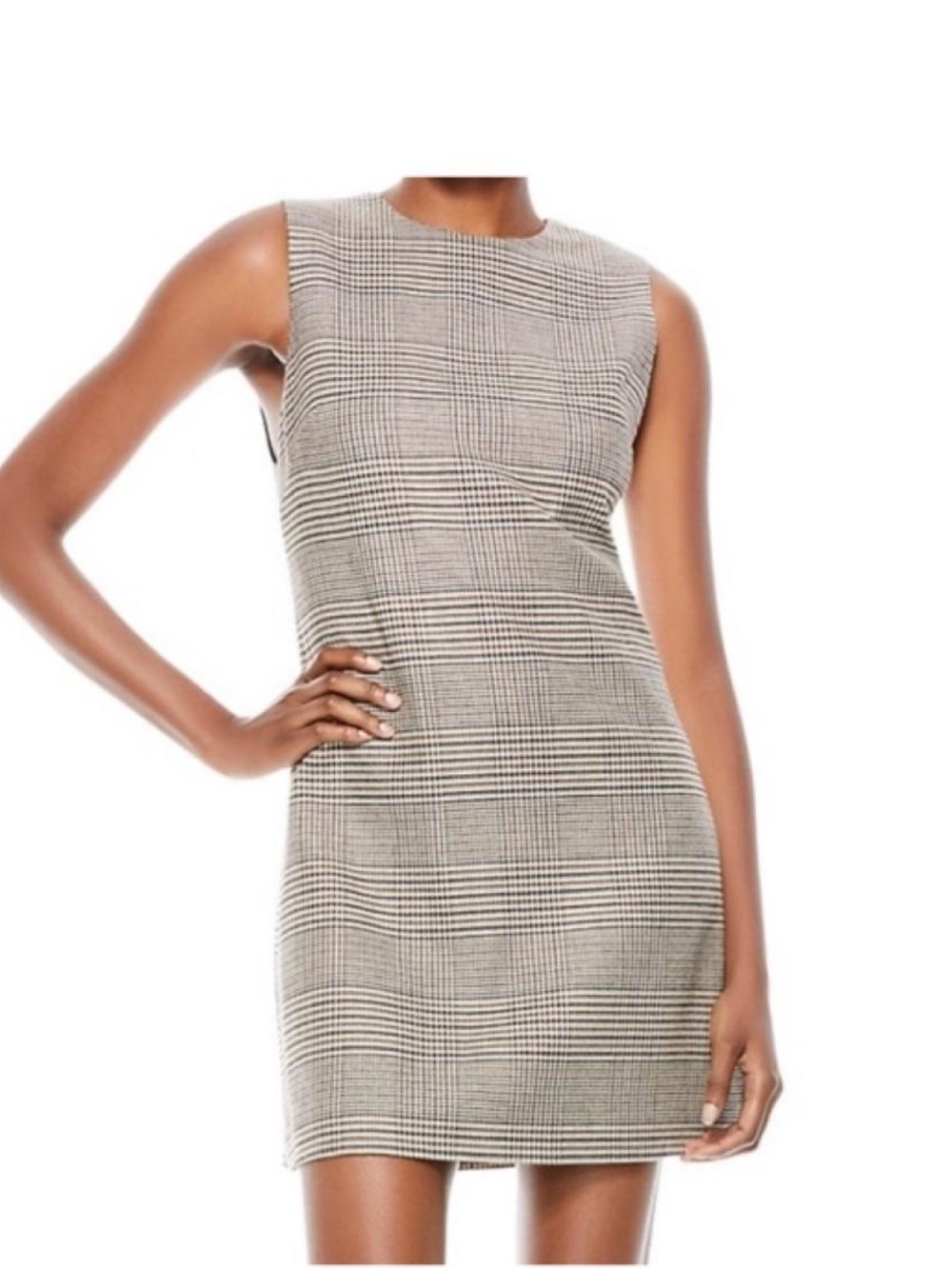 Alice + Olivia Coley Prince of Wales Checkered Mini Shift Dress